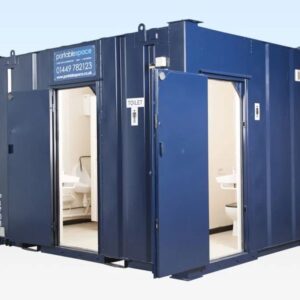 12ft x 9ft 2+1 Ablution Block – Toilet & Shower Cabin