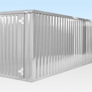 6m x 2.1m End Linked Flat Pack Container Bundle – Galvanised