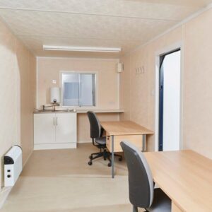20ft x 8ft Steel Office & Canteen Cabin
