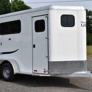 2019 Trailers USA 2HSLBPDLX 2 Horse Deluxe Angle Load Float