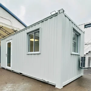 21ft x 8ft Custom Office Cabin – Refurbished with Air Con
