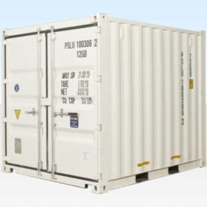 10ft x 8ft One Trip Shipping Container – White