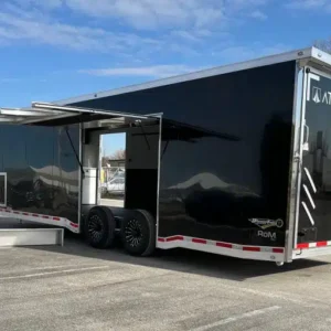2026 ATC ROM 550 28ft Aluminium Enclosed Car Trailer – LifeTrac (Unit AC-0178)
