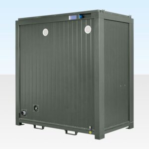 1+1 Double Mains Toilet Block 8ft x 5ft – Bottle Green