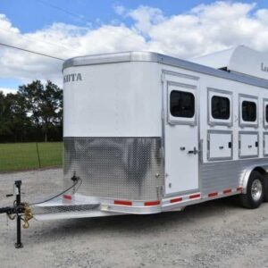 2018 Lakota 84HBPSL 4 Horse Angle Load Float with 2ft Short Wall