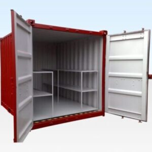 10ft x 8ft Flat Floor Bunded Store