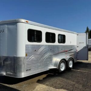 2008 Exiss Sport ES 30B 3 Horse Angle Load Float